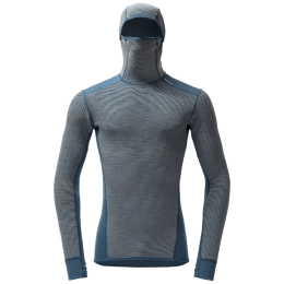 Чоловіча кофта Devold Reverso Merino Hoodie Man синій Griffin