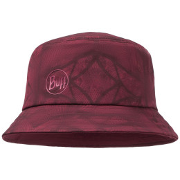 Туристичний капелюх Buff Trek Bucket Hat червоний CalyxDarkRed