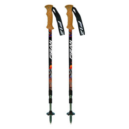 Трекінгові палиці Fizan Tierra (2018) чорний/помаранчевий Black/Orange