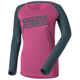 Жіноча футболка Dynafit 24/7 W L/S Tee рожевий/сірий 6A51 - magenta/0720