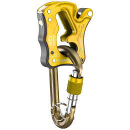 Спусковий пристрій Climbing Technology Click Up Green s HMS karabinou
