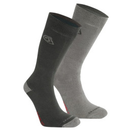 Шкарпетки Craghoppers NosiLife Twin Pck Socks сірий BlkPep/MidGy