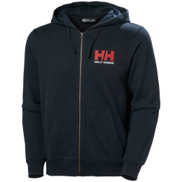 Чоловіча толстовка Helly Hansen Hh Logo Full Zip Hoodie 2.0 темно-синій Navy