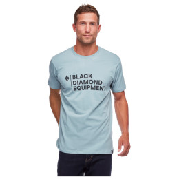Чоловіча футболка Black Diamond M STACKED LOGO TEE синій