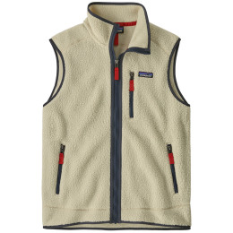Чоловіча жилетка Patagonia Men's Retro Pile Fleece Vest бежевий Pelican w/Smolder Blue