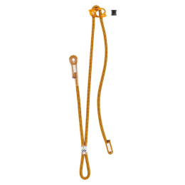 Dvojitá odsedávací smyčka Petzl Dual Connect Adjust oranžová Orange