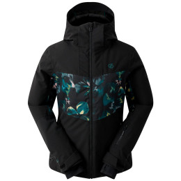 Жіноча гірськолижна куртка Dare 2b Iced Jacket чорний/зелений Black/Electric Floral Print