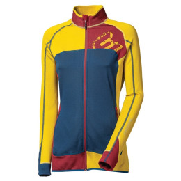 Жіноча толстовка Progress TS Rebelia 17OO жовтий Mustard/Wine/Petrol