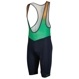 Чоловічі велосипедні шорти Scott Bib Shorts M's RC Team ++ синій/зелений dark blue/amazon green