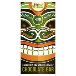 Шоколад Lifefood BIO RAW з конопляним насінням