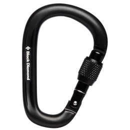 Карабін Black Diamond Pearlock Screwgate чорний black