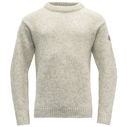 Чоловіча функціональна толстовка Devold Nansen Wool Sweater світло-сірий GREY MELANGE