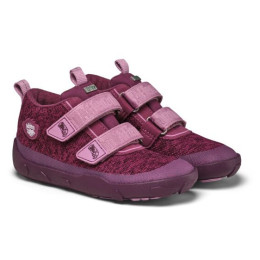 Dětské barefoot boty Affenzahn Low Boot Knit Happy Otter фіолетовий Otter