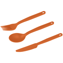 Столовий прибор Sea to Summit Camp Cutlery Set 3 Piece помаранчевий Burnt Orange