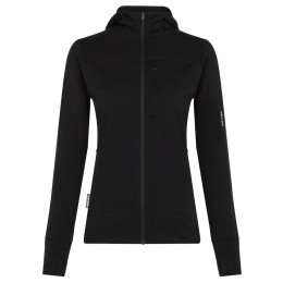 Жіноча кофта Icebreaker W M 300 Descender LS Zip Hoodie чорний Black