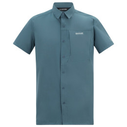 Чоловіча сорочка Regatta Anti-Insect Travel Light S/S Shirt синій China blue