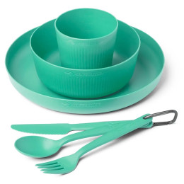 Набір кухонний Sea to Summit Camp Dinnerware Set - 6 pcs зелений Cabbage