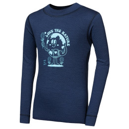Дитяча функціональна футболка Sensor Merino DF Planet Deep Blue темно-синій Deep Blue