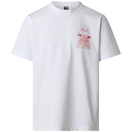 Чоловіча футболка The North Face M Mountain Play Relaxed Short Sleeve Tee-Graphic білий TNF WHITE
