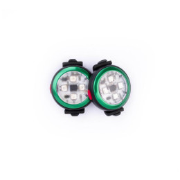 Ліхтарик для собаки Curli Luumi Safety LED Lights rechargeable темно-зелений