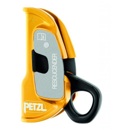 Зажим Petzl Rescucender чорний/жовтий