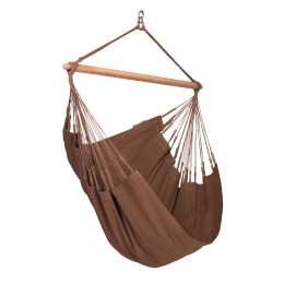 Houpací sedačka La Siesta Modesta Basic hnědá arabica