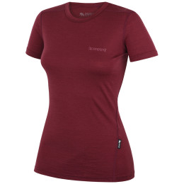 Жіноча футболка Zulu Merino 160 Short 4C бордовий wine