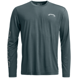 Чоловіча функціональна футболка Ortovox 150 Cool Pillow Long Sleeve сірий Dark Arctic Grey