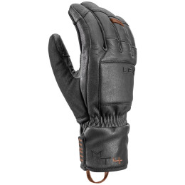 Лижні рукавички Leki Montera Prime чорний/коричневий black-dark brown