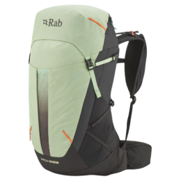 Жіночий туристичний рюкзак Rab Airox 28 ND зелений fig green/black/FGB