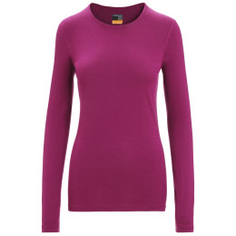 Жіноча функціональна футболка Icebreaker 200 Oasis LS Crewe бордовий