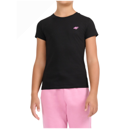 Дитяча футболка 4F Tshirt F3615 Deep Black чорний Deep Black