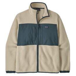 Чоловіча толстовка Patagonia M's Retro Pile Patch Jkt бежевий/зелений Pelican