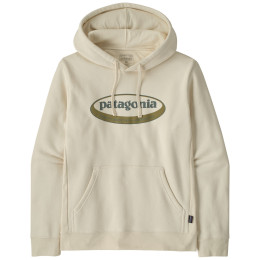 Чоловіча толстовка Patagonia Men's '95 Oval Logo Uprisal Hoody білий Birch White
