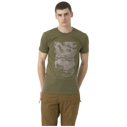 Чоловіча футболка Helikon-Tex T-Shirt (Adventure Is Out There) оливковий Olive Green