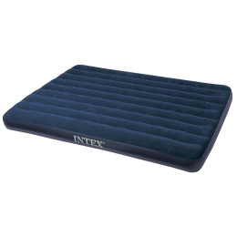 Надувний матрац Intex King Classic Downy Airbed синій