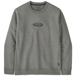 Чоловіча толстовка Patagonia Men's '95 Oval Logo Uprisal Crew Sweatshirt сірий Gravel Heather