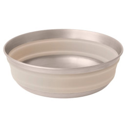 Складана миска Sea to Summit Detour Stainless Steel Collapsible Bowl M бежевий Moonstruck Grey