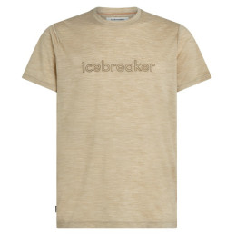 Чоловіча функціональна футболка Icebreaker M 150 Tech Lite SS Tee IB Stitchline бежевий Bay Hthr