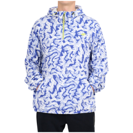 Чоловіча толстовка 4F Fleece M483 білий/синій Cobalt Allover