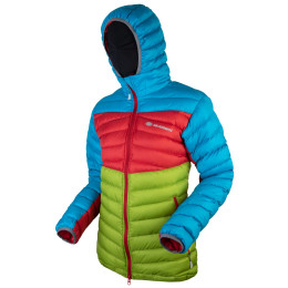 Жіноча пухова куртка Sir Joseph Apris hooded Lady II бірюзовий TurquoiseRedGreen