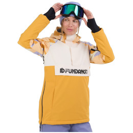Жіноча зимова куртка Fundango Birch ECO Logo Anorak жовтий/фіолетовий corn cloud