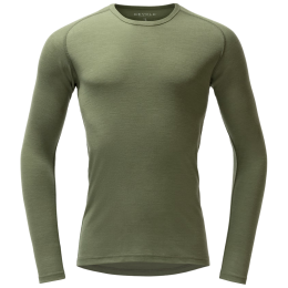 Чоловіча функціональна футболка Devold Adventure Merino 190 Shirt Man світлий хакі Lichen