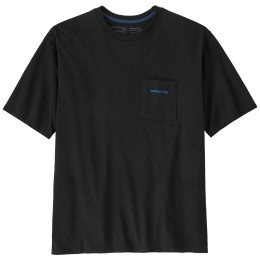 Чоловіча футболка Patagonia Men's Boardshort Logo Pocket Responsibili-Tee чорний Ink Black