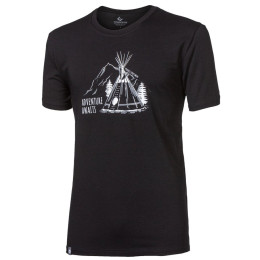 Чоловіча футболка Progress OS PIONEER "TEEPEE"24FN чорний Black