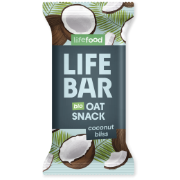 Батончик Lifefood Lifebar Oat Snack kokosový BIO 40 g