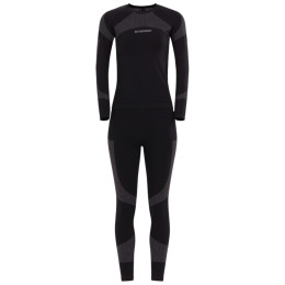 Термобілизна жіноча Fundango Seamless Baselayer Set чорний black