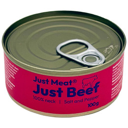 Консерви Just Meat Hovězí krk 100 g червоний