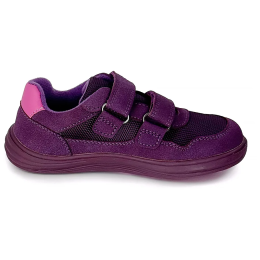 Дитяче взуття barefoot Bugga Safi Dark Purple фіолетовий tmavě fialová