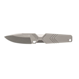 Ніж TB OUTDOOR Monobloc Knife Impact 127 Stainless Steel срібний